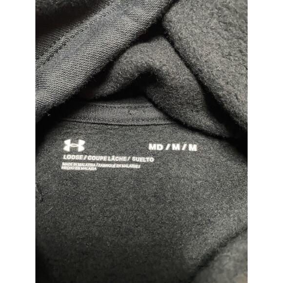 NWT Under Armour Sweatshirt Women’s Medium Freedom Rival Fleece USA Logo Hoodie - Picture 6 of 7